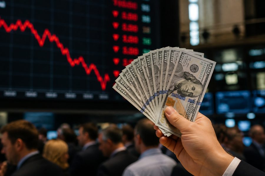Mercados em queda: Bolsa recua 1,2% e dólar atinge R$ 5,13