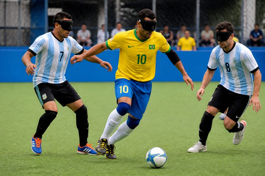 Brasil inicia sua jornada no futebol de cegos nos Jogos Parasul-Americanos