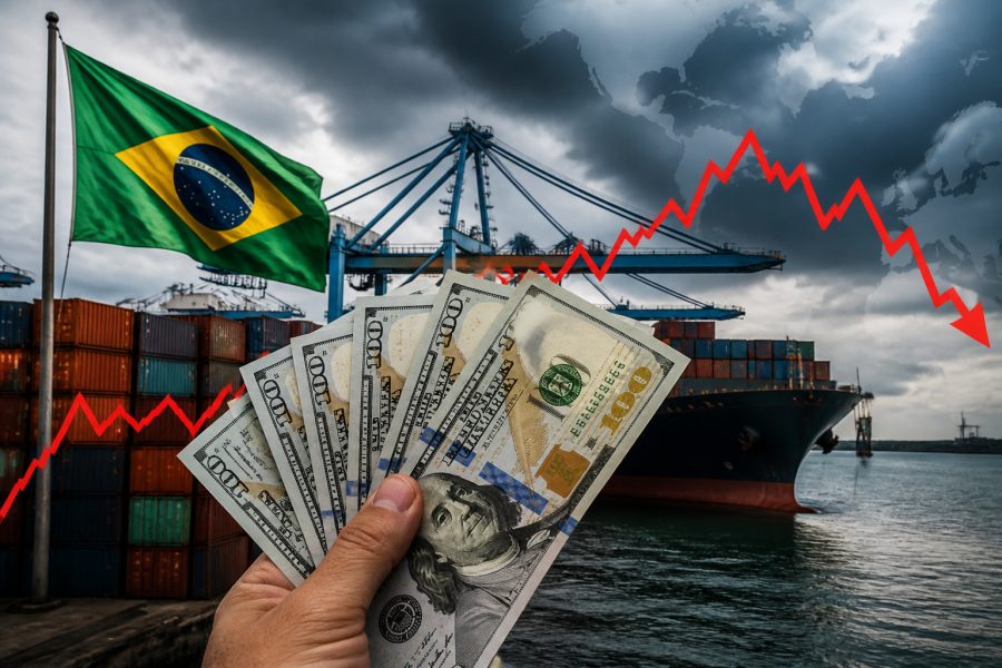 Dólar se aproxima de R$ 5,10 após tarifas dos EUA e tensões globais