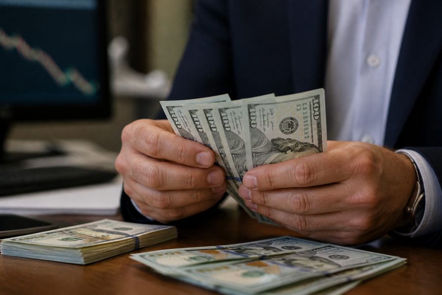 Dólar sobe levemente, mas registra queda de 1,82% em julho