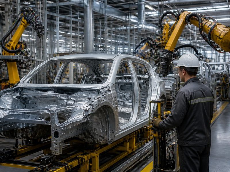 Indústria brasileira registra leve alta de 0,2% em julho após quedas
